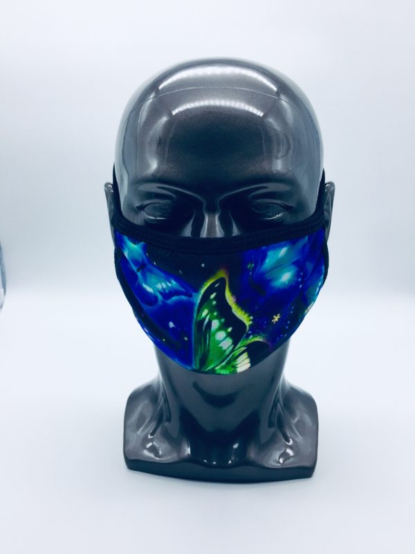 butterfly design mask