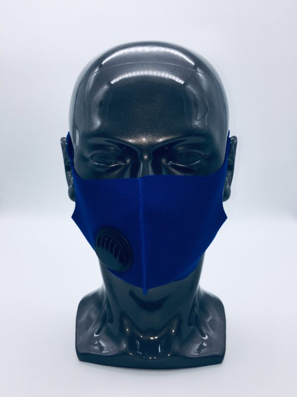 blue mask with breathing valve - Image 4