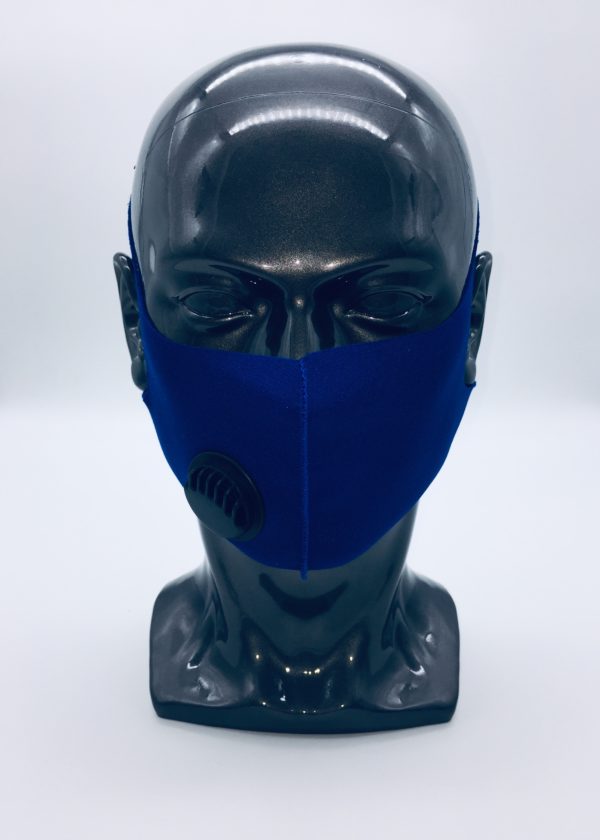 blue mask with breathing valve - Image 2