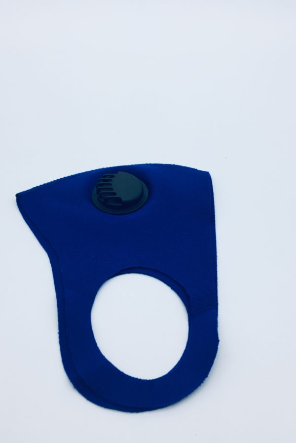 blue mask with breathing valve - Image 3
