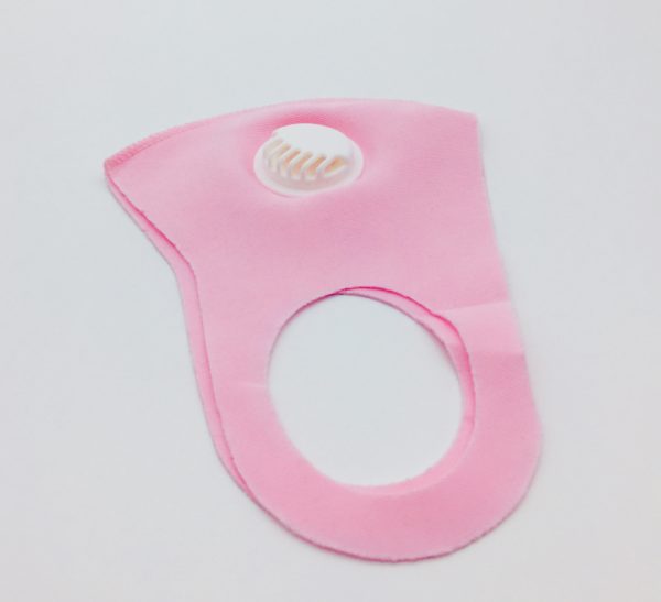 pink mask with breathing valve - Image 3