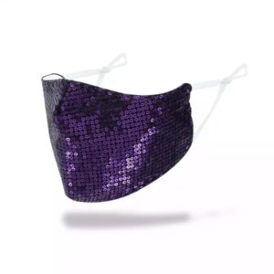 purple Sequin mask
