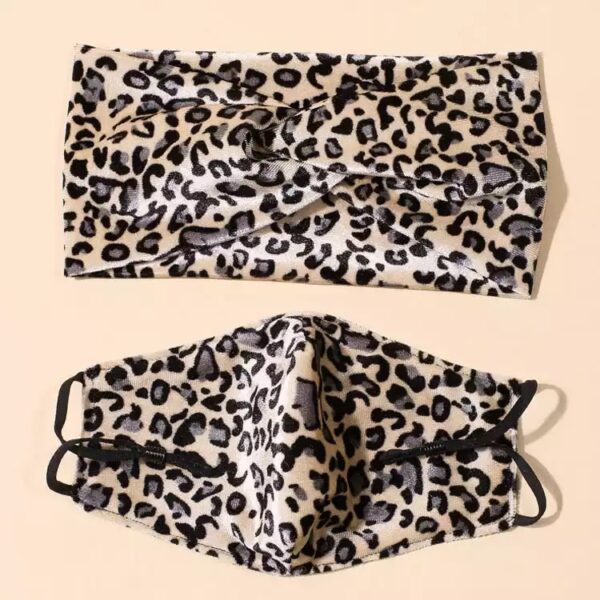 leopard print mask set - Image 3