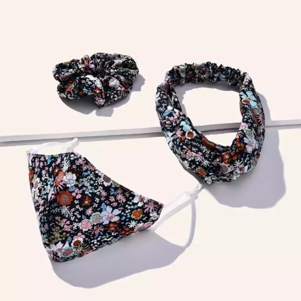 floral design mask set - Image 2