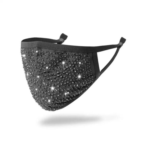 black rhinestone mask - Image 4