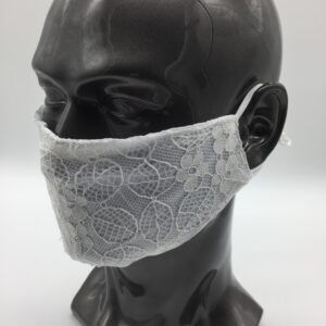 white lace face mask