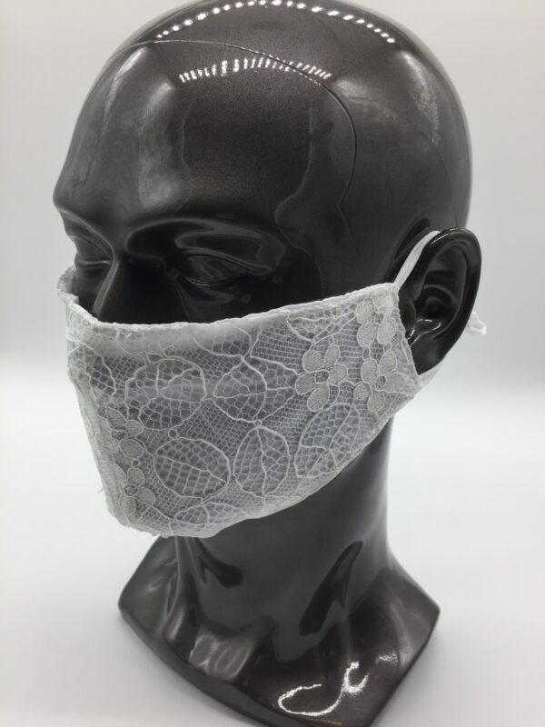 white lace face mask - Image 2