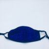 black + blue rhinestone mask - Image 3