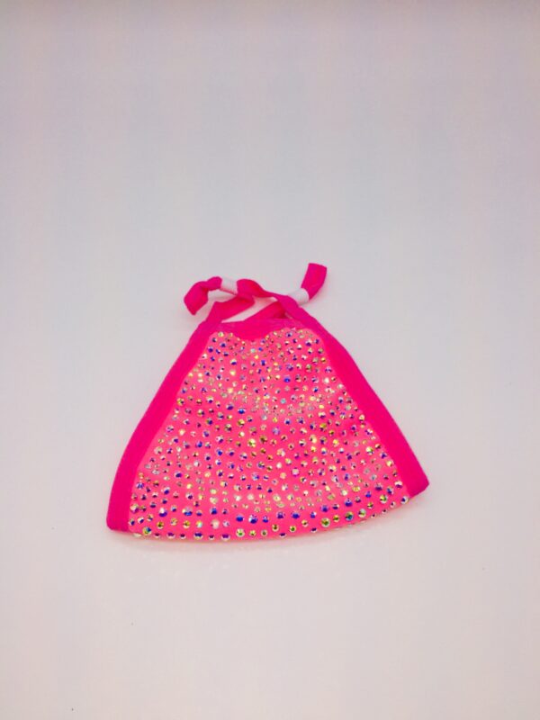 hot pink + AB rhinestone mask - Image 3