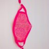 hot pink + AB rhinestone mask - Image 5