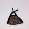 black + champagne rhinestone mask - Image 4