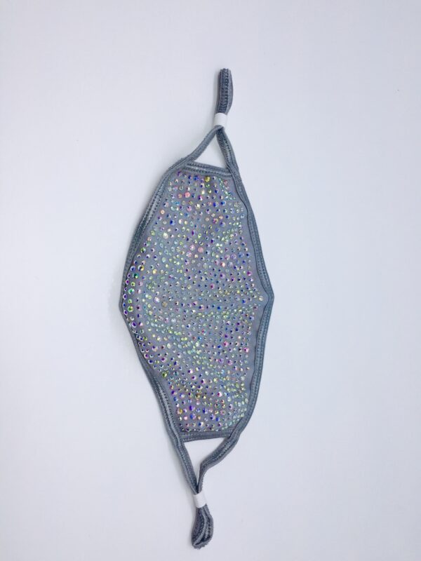 grey + AB rhinestone mask - Image 4