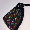 black + mix rhinestone mask - Image 3