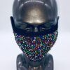black + mix rhinestone mask - Image 4