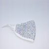 white + AB rhinestone mask - Image 6