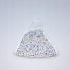 white + AB rhinestone mask - Image 3
