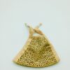 beige + gold rhinestone mask - Image 2