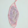 pink + AB rhinestone mask - Image 4