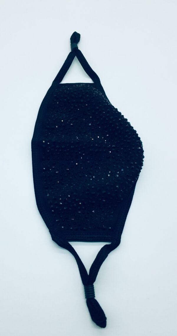black rhinestone mask - Image 3