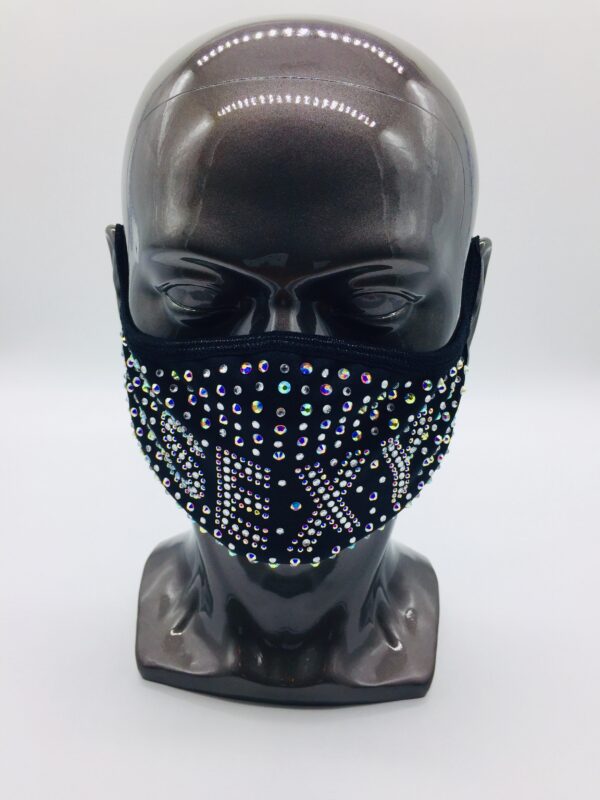 sexy pattern rhinestone mask - Image 2