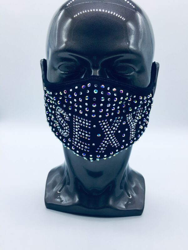 sexy pattern rhinestone mask - Image 5
