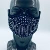 king pattern + AB rhinestone mask - Image 3