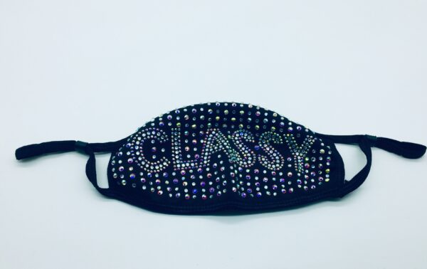classy pattern + AB rhinestone mask - Image 4