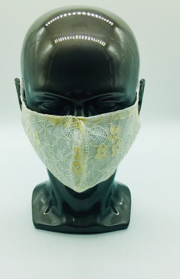 nude lace mask