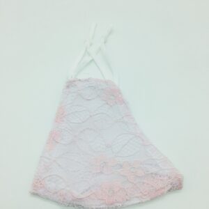 pink lace mask