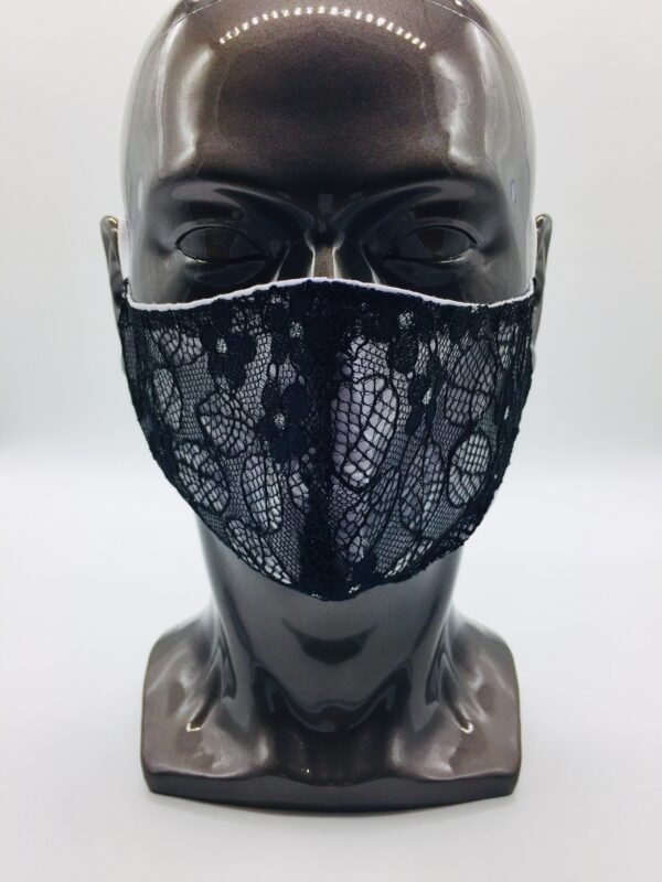 black lace mask