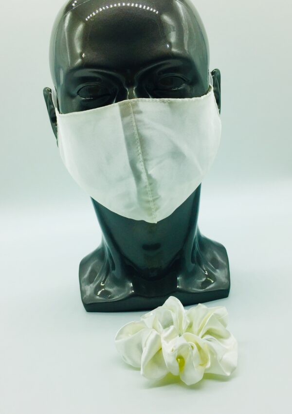silk white mask set