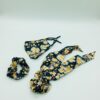 silk black floral design mask - Image 4