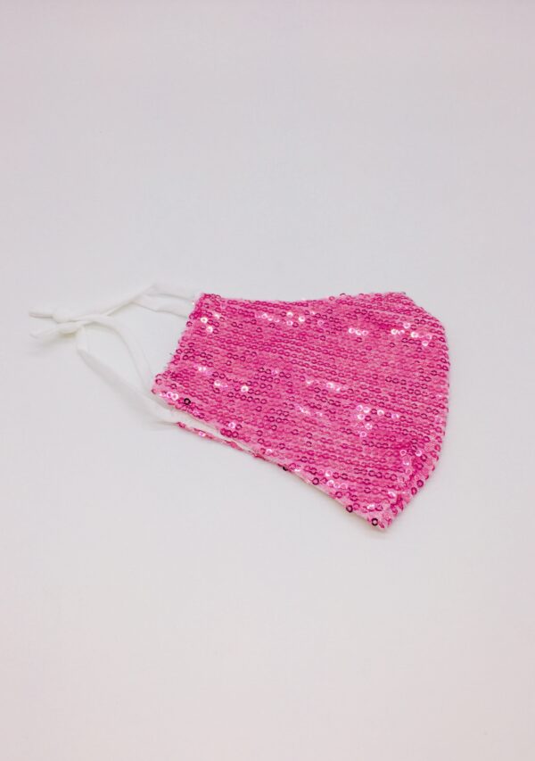 pink sequin mask  - Image 4