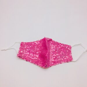 pink sequin mask 