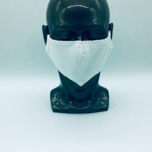 white Sequin mask