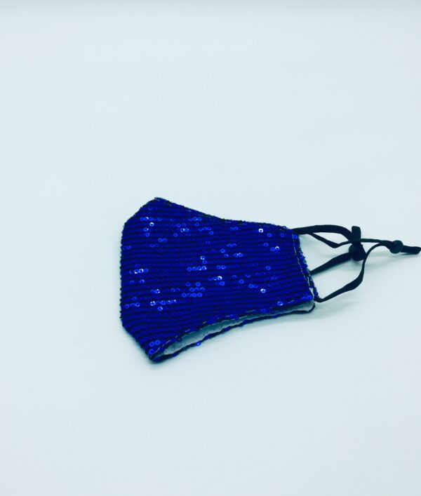 blue Sequin mask - Image 5