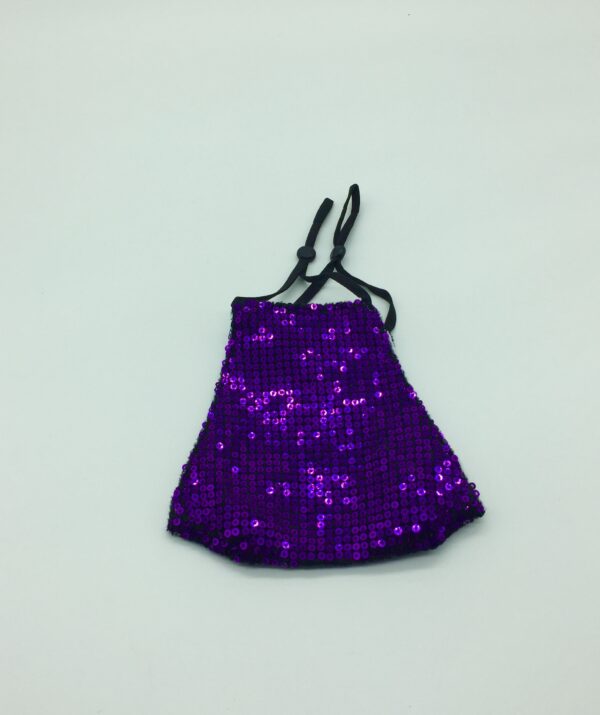 purple Sequin mask - Image 4