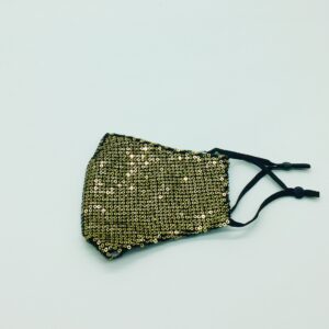 gold Sequin mask