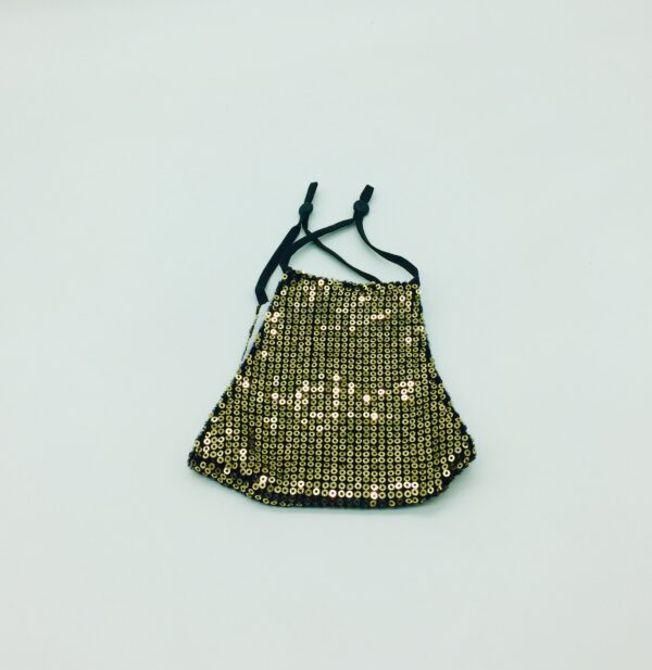 gold Sequin mask - Image 4