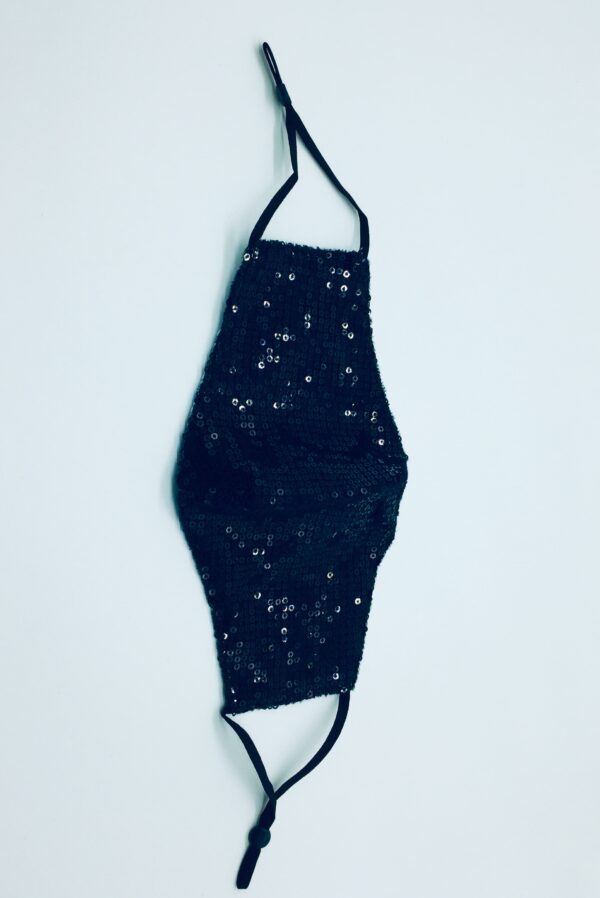 black sequin mask  - Image 3