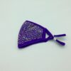 purple + AB rhinestone mask - Image 4