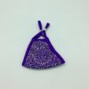 purple + AB rhinestone mask - Image 6