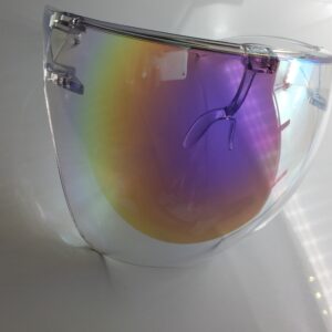rainbow face shield