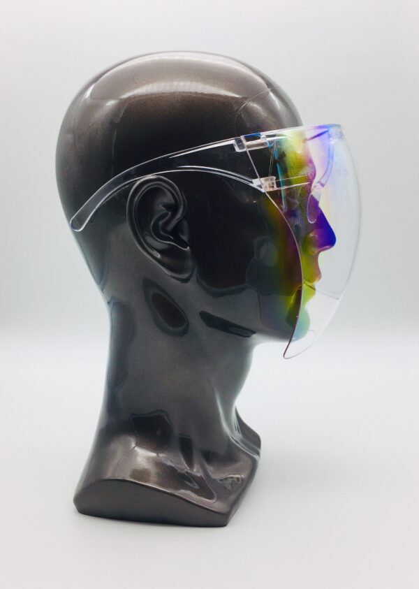 rainbow face shield