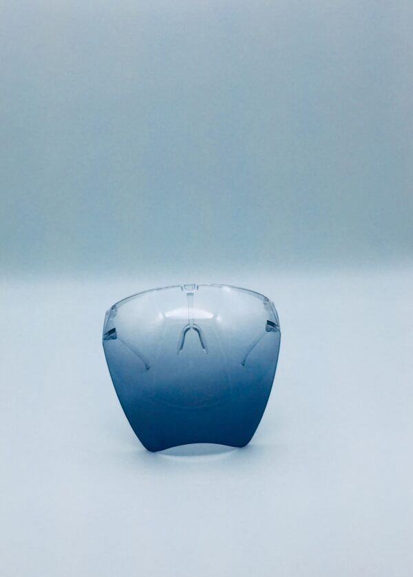 dark transparent face shield - Image 2