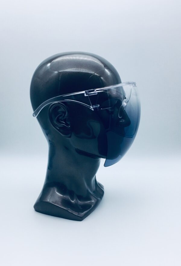 dark transparent face shield - Image 3