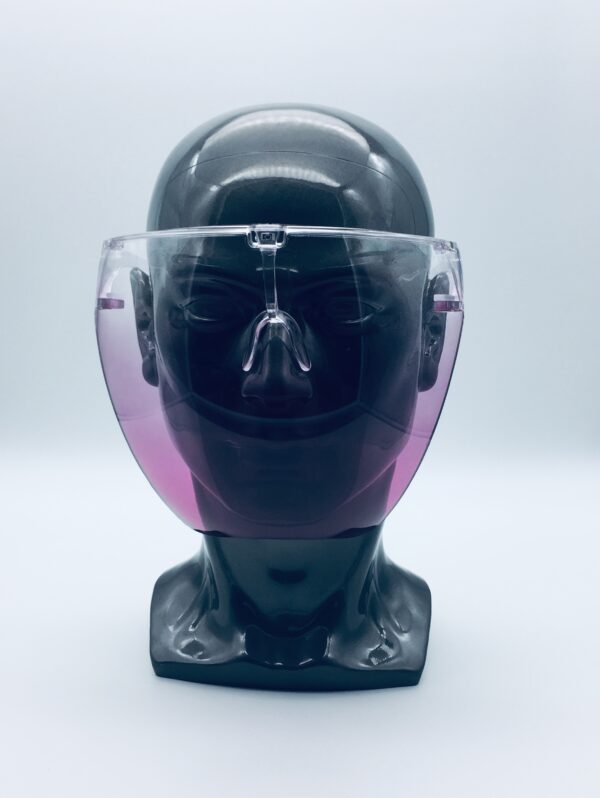 soft purple face mask