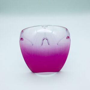 purple face shield