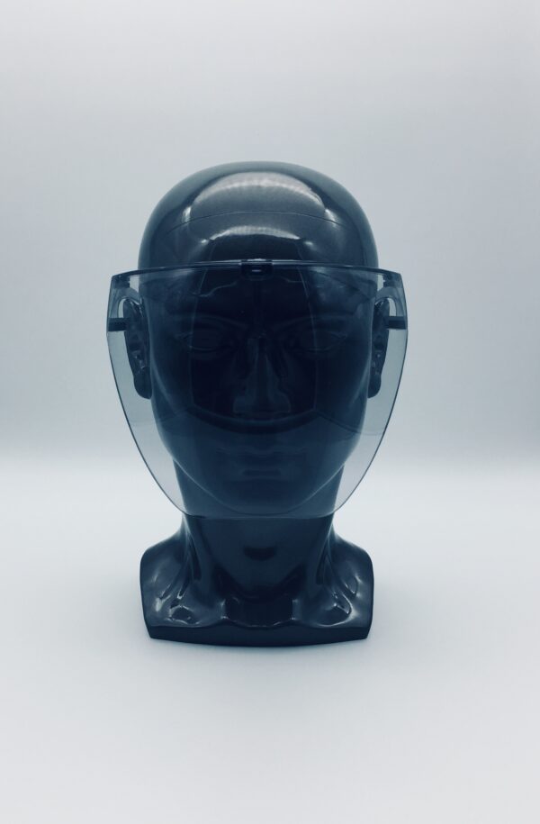 lightly tinted face shield