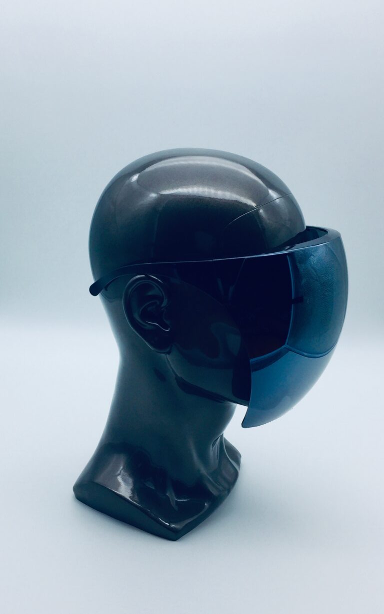 black tinted face shield Mask World